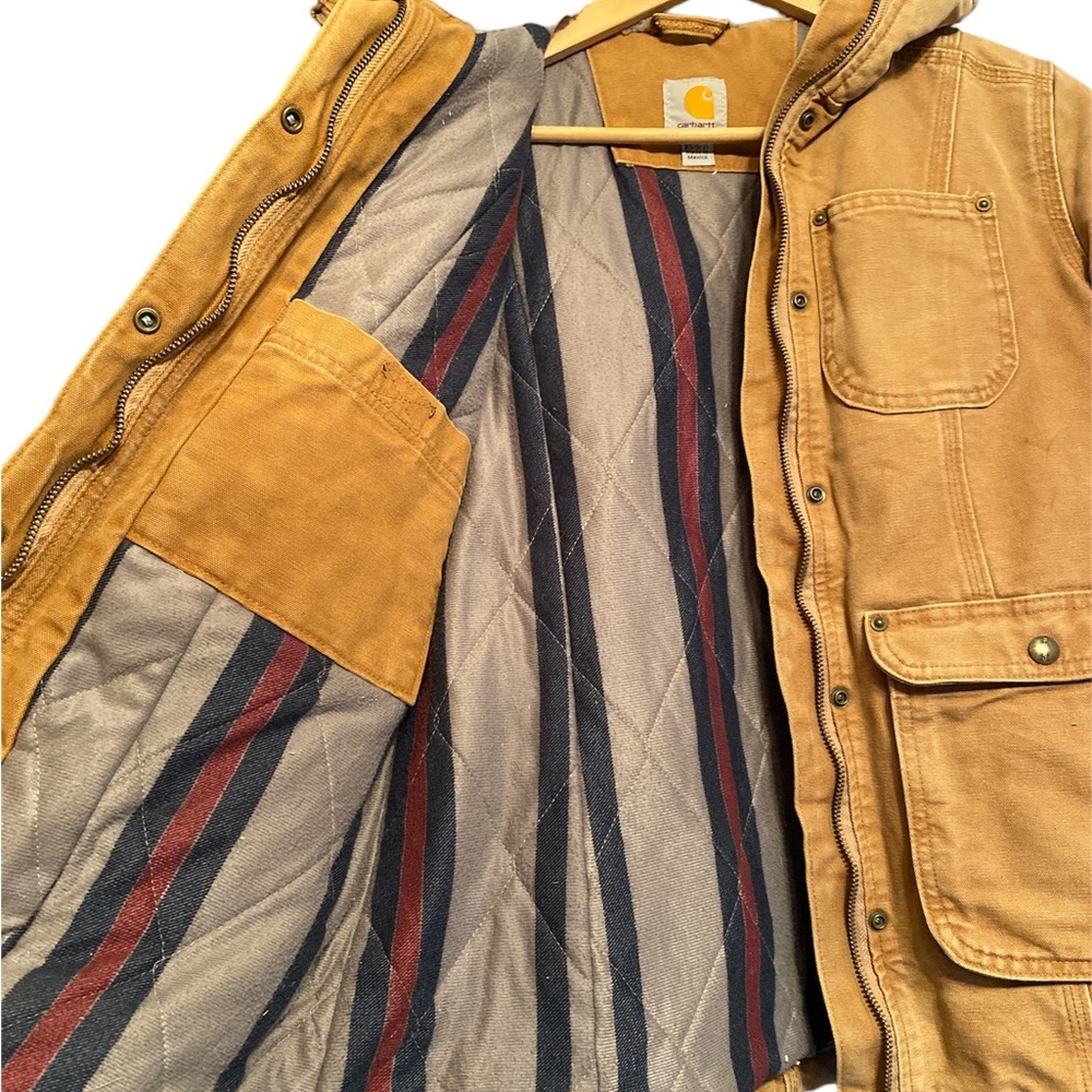 ♻️Carhartt Tan Utility Jacket for Women - Picture 3 of 3